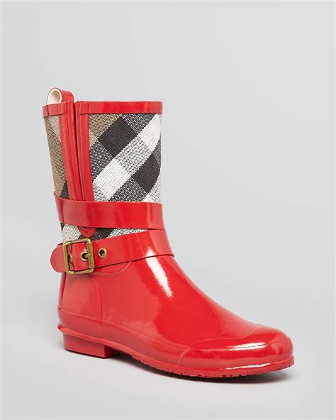 pink burberry rain bo|burberry rain boots bloomingdale.